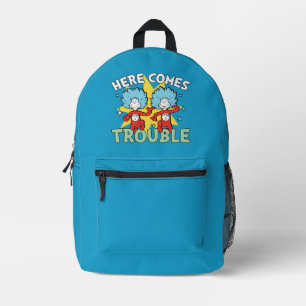 Mochila Impresa Dr. Seuss   Cosa Uno Cosa Dos Aquí Viene el Proble
