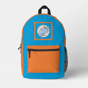 Mochila Impresa Dr. Seuss Horton Hears A Who Lunares Naranjas