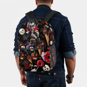 Mochila Impresa Drácula es el dulce de Halloween