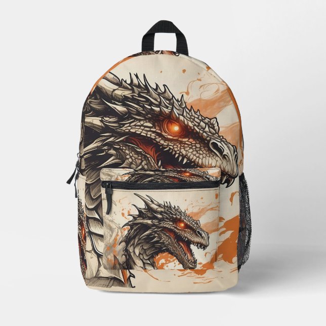 Mochila Impresa Dragón (Anverso)