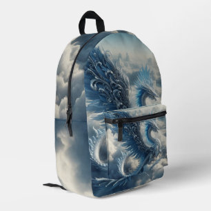 Mochila Impresa Dragón asombroso rodeado de nubes