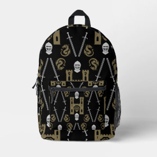 Mochila Impresa Dragón Caballero Inglés Medieval