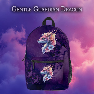 Mochila Impresa Dragón Guardián Suave.