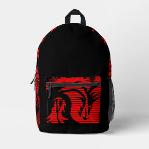 Mochila Impresa Dragón rojo