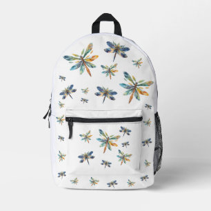 Mochila Impresa Dragonflies Print Cut Sew Bag