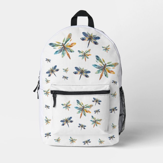 Mochila Impresa Dragonflies Print Cut Sew Bag (Anverso)