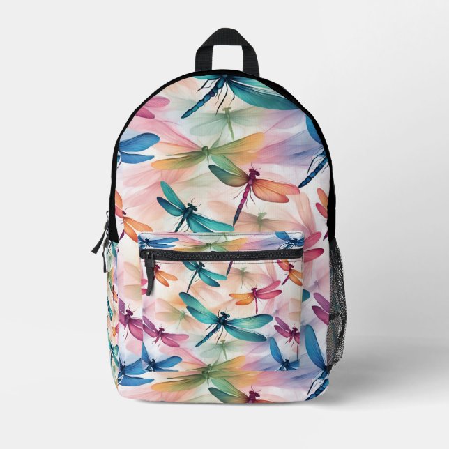 Mochila Impresa Dragonfly Dance Print Cut Sew Bag (Anverso)
