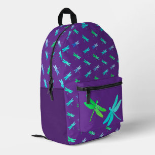 Mochila Impresa Dragonfly Purple Bright Kids