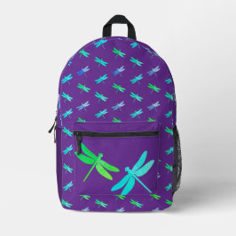 Mochila Impresa Dragonfly Purple Bright Kids