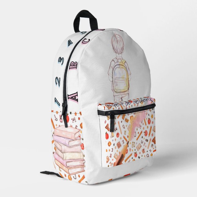 Mochila Impresa Dream Big Kids Backpack Back To School (Esquina izquierda trasera)