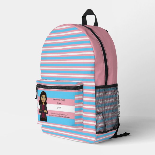 Mochila Impresa DreamsIntoRealityComics Cubre el arte (Esquina derecha trasera )