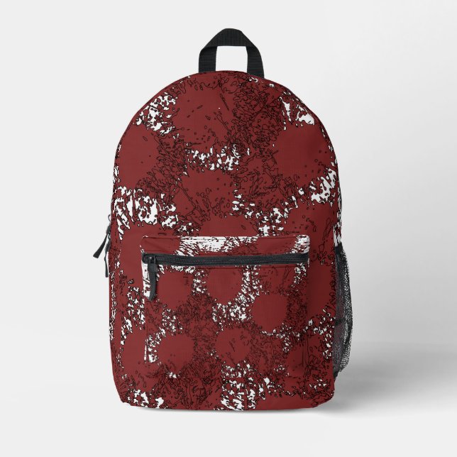 Mochila Impresa Edgy Grunge Backpack – Trendy & Bold (Anverso)