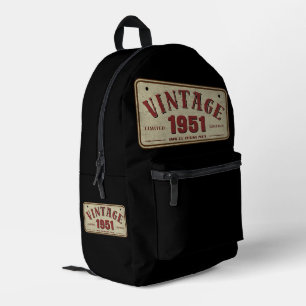 Mochila Impresa Edición Limitada Vintage 1951 Todas las Piezas Ori