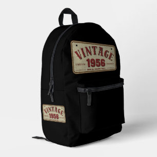 Mochila Impresa Edición Limitada Vintage 1956 Todas las Piezas Ori