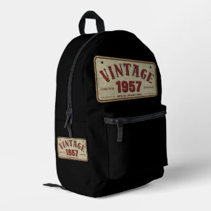 Mochila Impresa Edición Limitada Vintage 1957 Partes Originales To