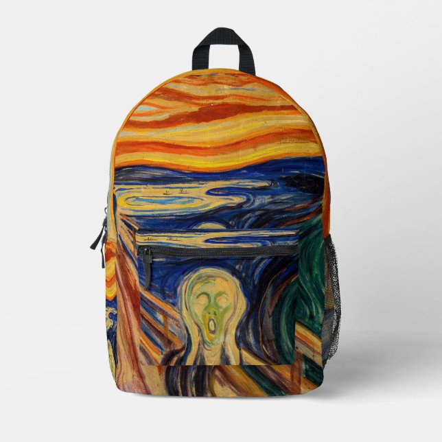 Mochila Impresa Edvard Munch - El Grito 1910 (Anverso)