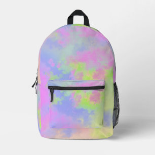 Mochila Impresa Efecto salpicador de pinturas arcoiris