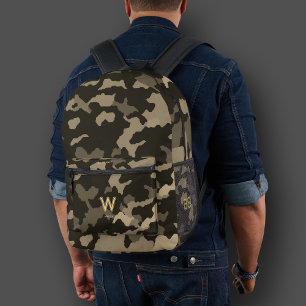 Mochila Impresa Ejército Esporádico Elegante Camuflaje Ejército Ve