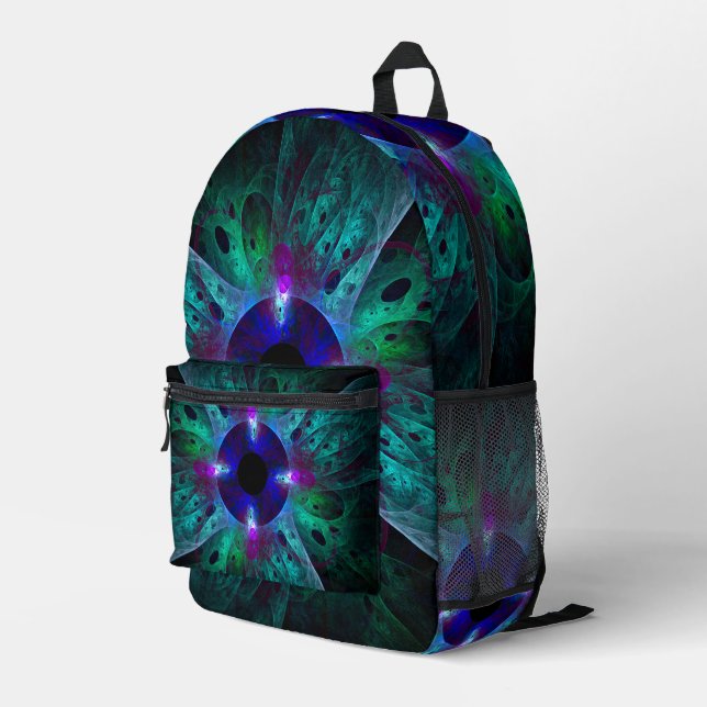 Mochila Impresa El arte abstracto visual (Esquina derecha trasera )