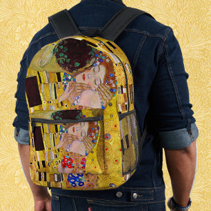 Mochila Impresa El Beso de Gustav Klimt, Arte Antiguo Moderno