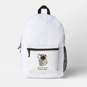 Mochila Impresa El café es la razón por la que me levanté de la ca