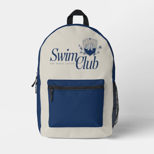 Mochila Impresa El club de natación White Lotus (Anverso)