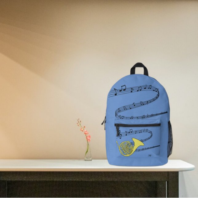 Mochila Impresa El Cuerno de Oro Francés Dibujando Personal De Mús (Subido por el creador)