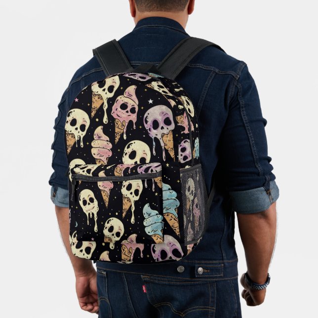 Mochila Impresa El Gótico de verano Skulls Helado Crema De Hielo S (Insitu (Modelo))