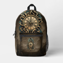 Mochila Impresa El misterioso movimiento de steampunk.