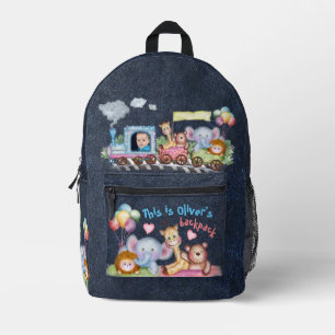 Mochila Impresa El motor del tren es bonito