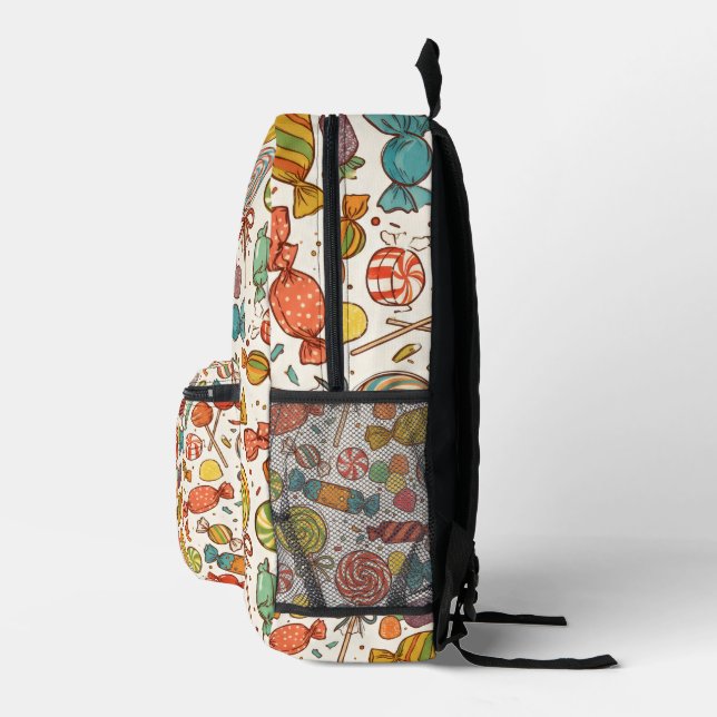 Mochila Impresa El mundo de los dulces. (Derecha)