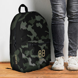 Mochila Impresa El nombre del camo vuelve al camuflaje escolar mod