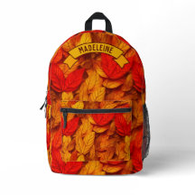 El Otoño Sale En Rojo Y Naranja Con Su Nombre