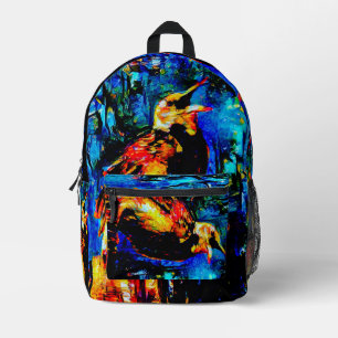 Mochila Impresa El pájaro solitario 2