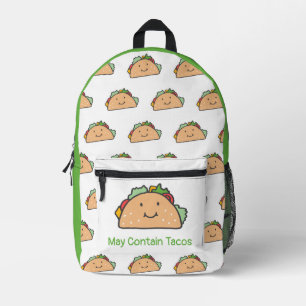 Mochila Impresa El personalizable puede contener Tacos Happy Taco