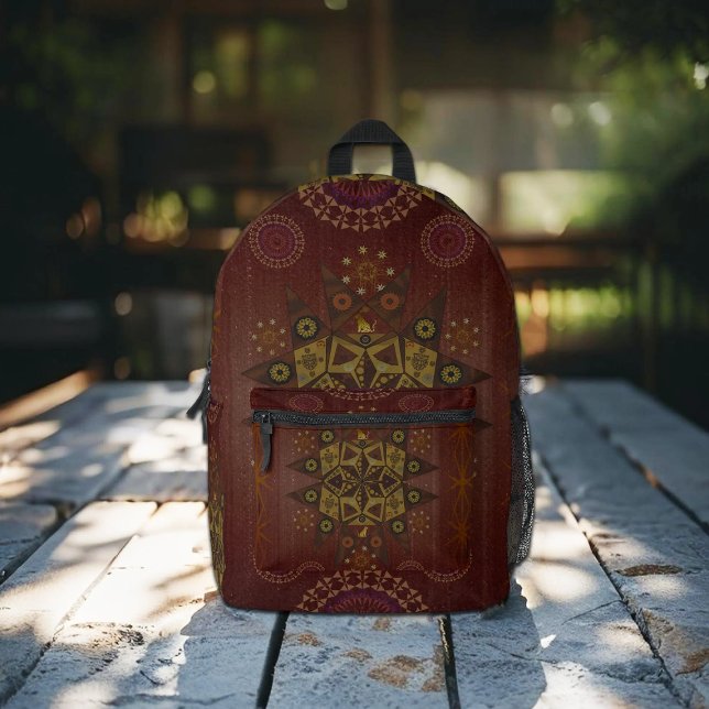 Mochila Impresa El protector de la justicia de Geo tantrum mandala (Subido por el creador)