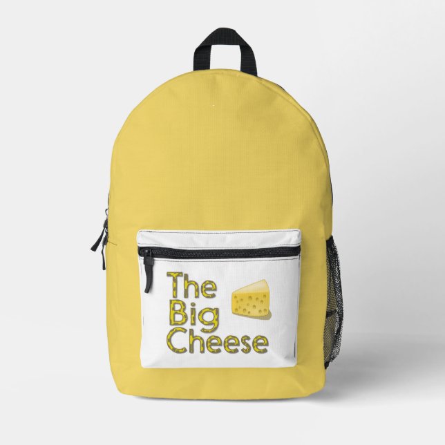 Mochila Impresa El queso grande (Anverso)