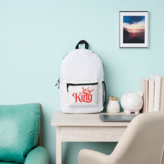 Mochila Impresa El Rey de la Tarjeta Romántica Regalo
