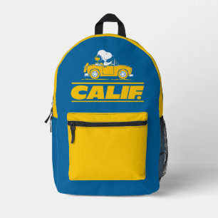 Mochila Impresa El viaje por carretera de Snoopy y Woodstock a Cal