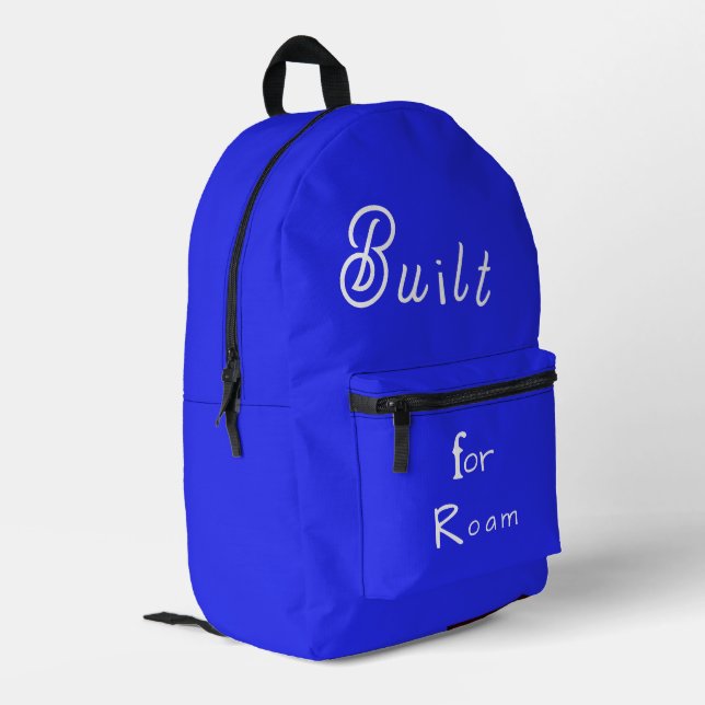 Mochila Impresa Elegant Blue Built for Roam  Cut Sew (Esquina izquierda trasera)