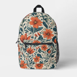 Mochila Impresa Elegant floral pattern