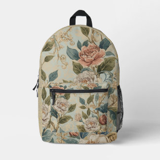 Mochila Impresa Elegant Luxury Roses Pattern 