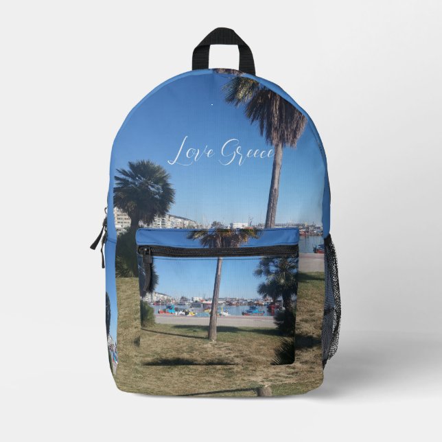 Mochila Impresa Elegante Amor Grecia 2 (Anverso)