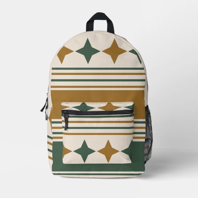 Mochila Impresa Elegante arte gráfico estrenos de los años 60 Retr (Anverso)