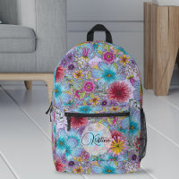 Elegante artista vibrante floral de mano