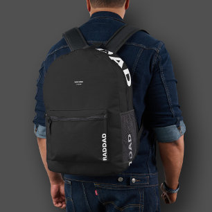 Mochila Impresa Elegante Día moderno de padre de padre de mozo dep