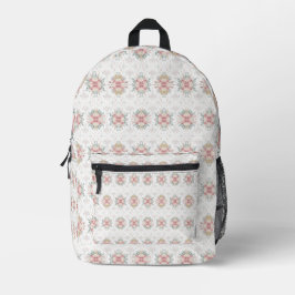 Mochila Impresa Elegante floral tribal