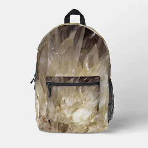 Mochila Impresa Elegante gráfico de energía Quartz transparente