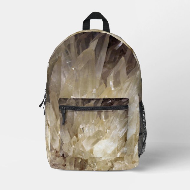 Mochila Impresa Elegante gráfico de energía Quartz transparente (Anverso)