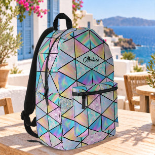 Mochila Impresa Elegante holográfico colorido